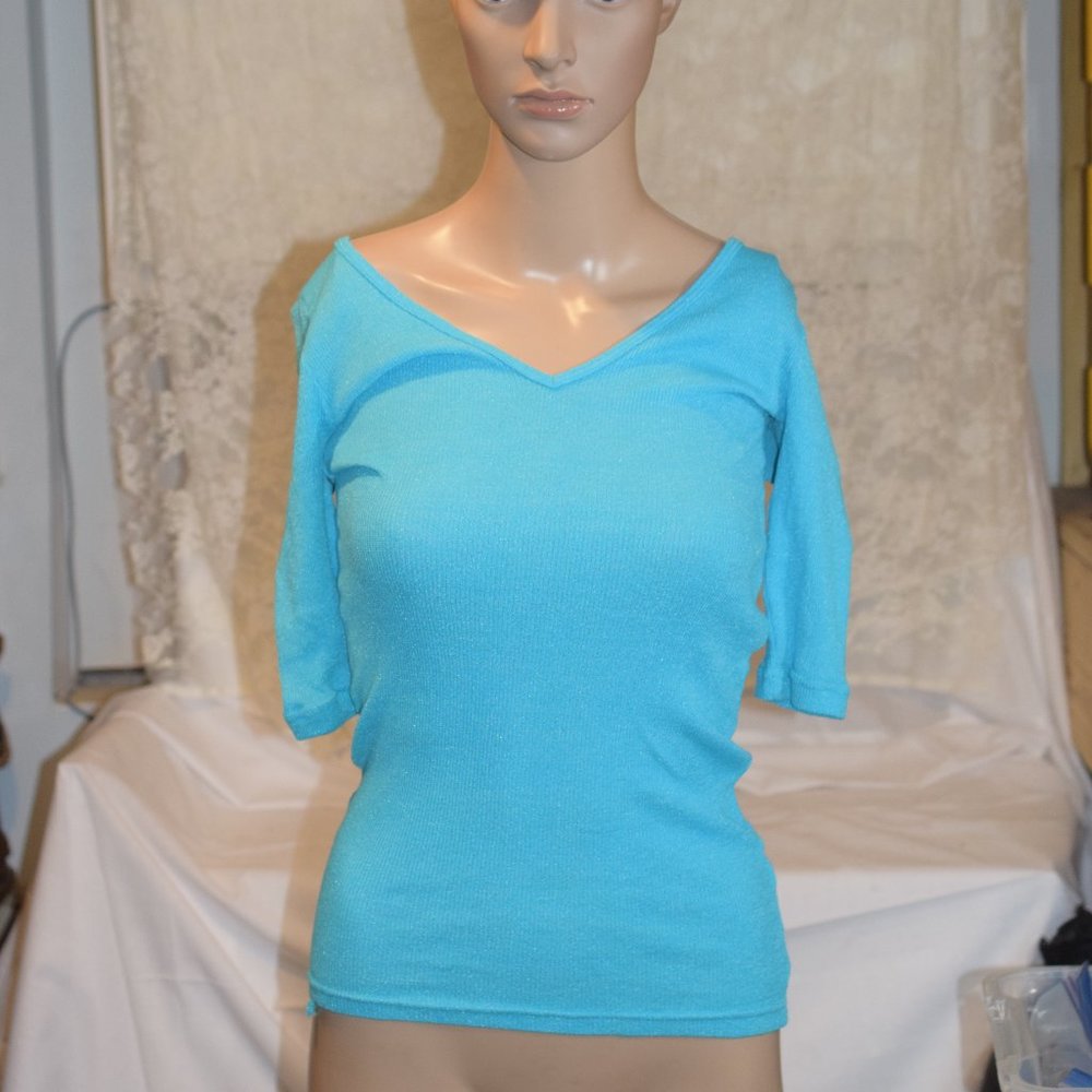 Michael Stars Blue Long Sleeve Shirt